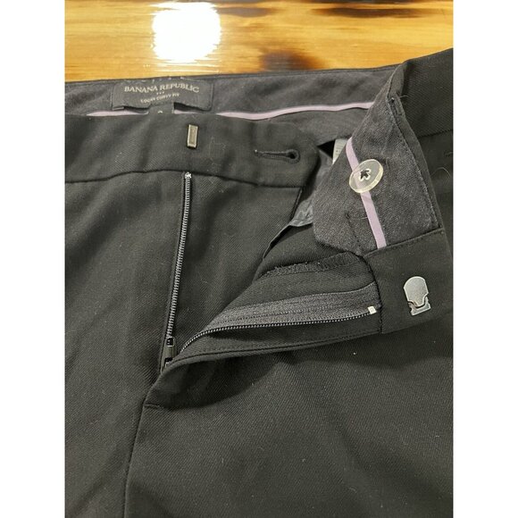 Banana Republic Dress Pants Logan Curvy Fit Women Size 2‎ Black Polyester Blend - Picture 9 of 11